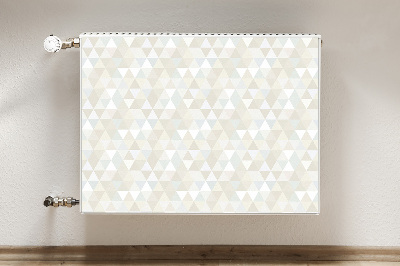 Magnetic radiator mat Triangle pattern