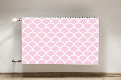 Decorative radiator mat Scallop