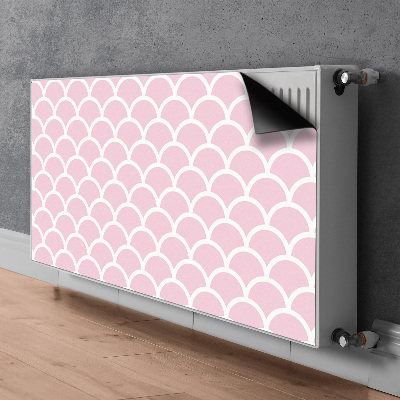 Decorative radiator mat Scallop