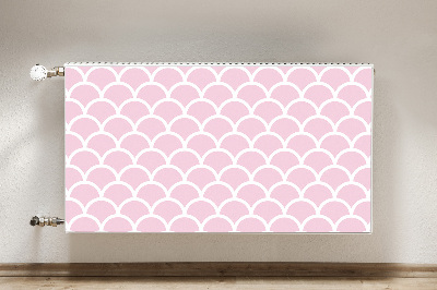 Decorative radiator mat Scallop