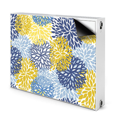 Printed radiator mat Chrysanthemum flowers