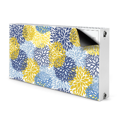 Printed radiator mat Chrysanthemum flowers