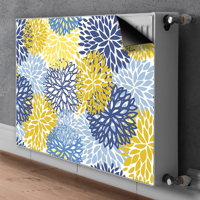 Printed radiator mat Chrysanthemum flowers