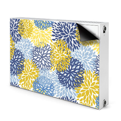 Printed radiator mat Chrysanthemum flowers