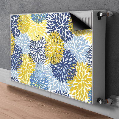 Printed radiator mat Chrysanthemum flowers