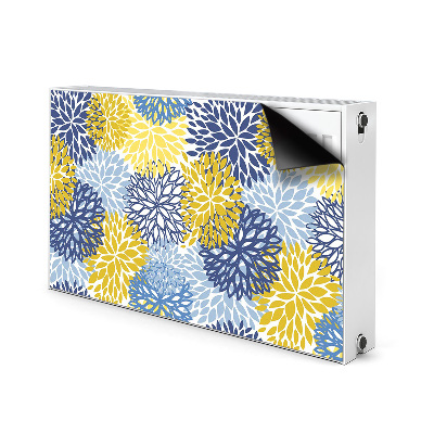 Printed radiator mat Chrysanthemum flowers