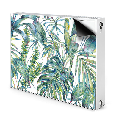 Magnetic radiator mat Exotic ferns