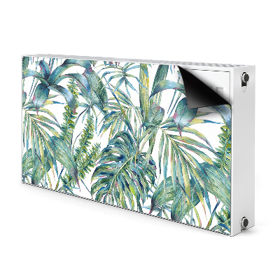 Magnetic radiator mat Exotic ferns