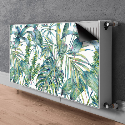 Magnetic radiator mat Exotic ferns