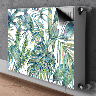 Magnetic radiator mat Exotic ferns