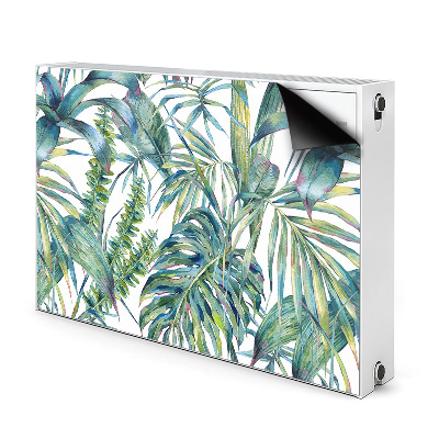 Magnetic radiator mat Exotic ferns