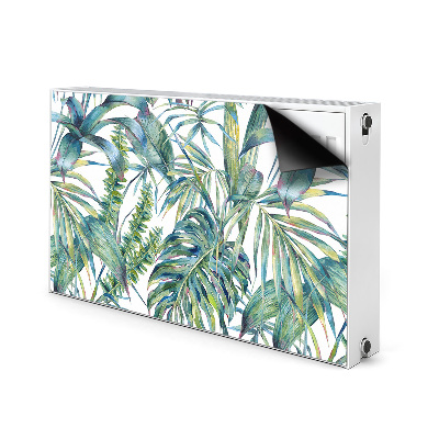 Magnetic radiator mat Exotic ferns