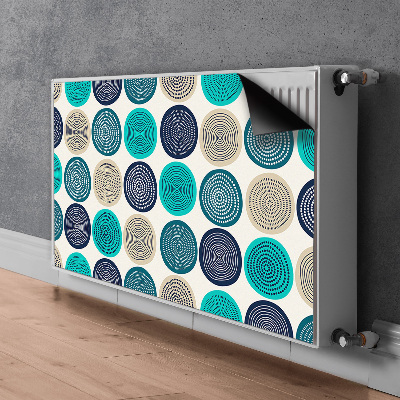 Radiator cover Abstract wheels