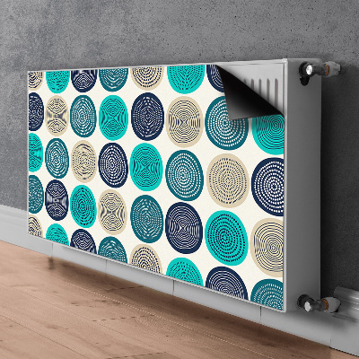 Radiator cover Abstract wheels