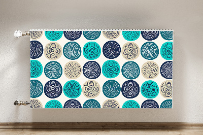 Radiator cover Abstract wheels