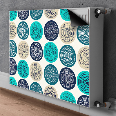 Radiator cover Abstract wheels