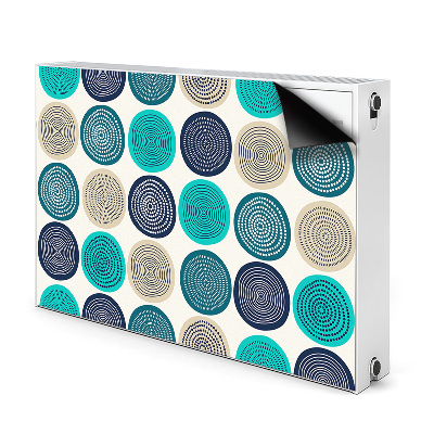 Radiator cover Abstract wheels