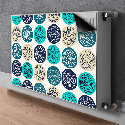 Radiator cover Abstract wheels