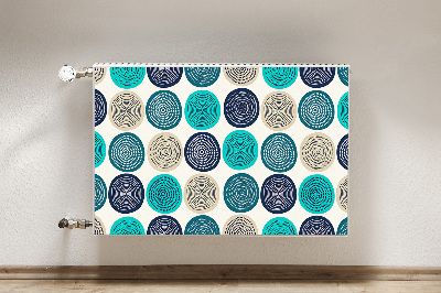 Radiator cover Abstract wheels