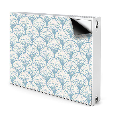 Magnetic radiator mat Retro scallops