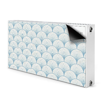 Magnetic radiator mat Retro scallops