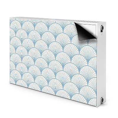 Magnetic radiator mat Retro scallops