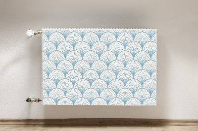 Magnetic radiator mat Retro scallops