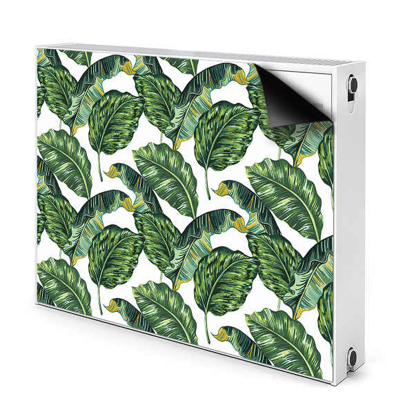 Magnetic radiator cover Monstera