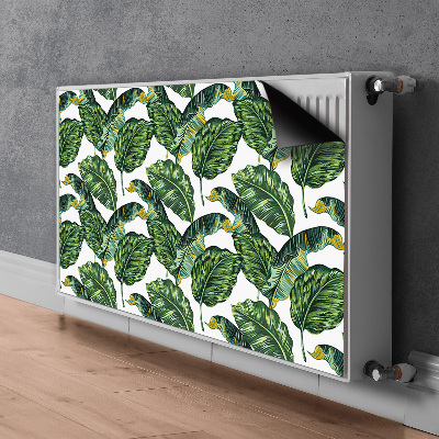 Magnetic radiator cover Monstera