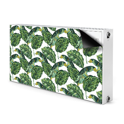 Magnetic radiator cover Monstera