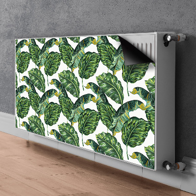 Magnetic radiator cover Monstera