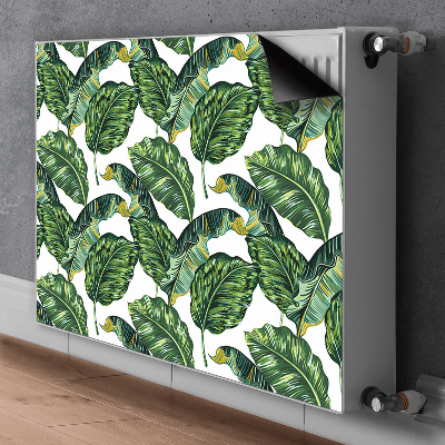 Magnetic radiator cover Monstera