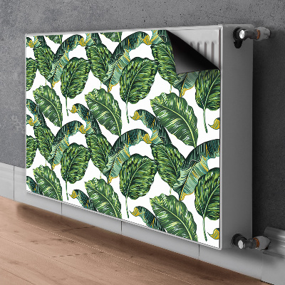 Magnetic radiator cover Monstera