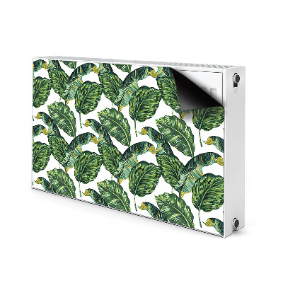 Magnetic radiator cover Monstera