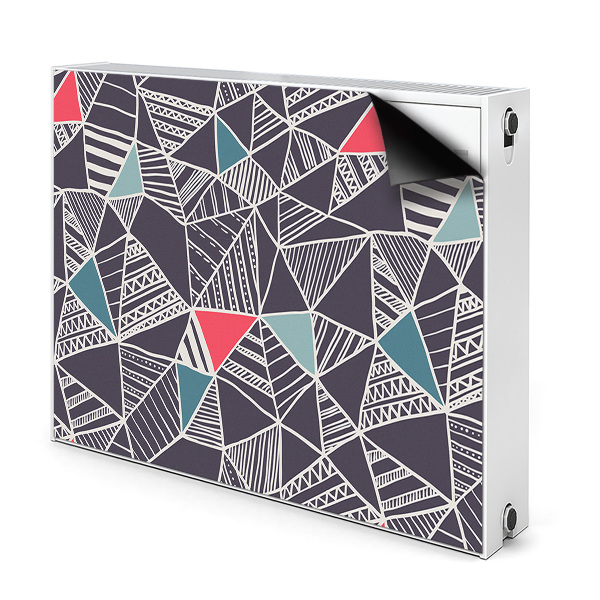 Magnetic radiator mat Doodle pattern