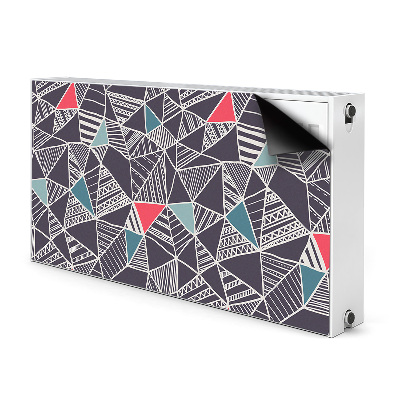 Magnetic radiator mat Doodle pattern