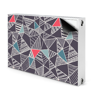 Magnetic radiator mat Doodle pattern