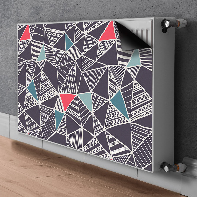 Magnetic radiator mat Doodle pattern