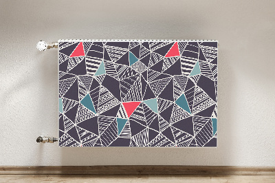 Magnetic radiator mat Doodle pattern