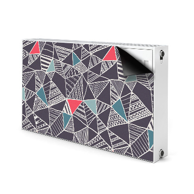 Magnetic radiator mat Doodle pattern