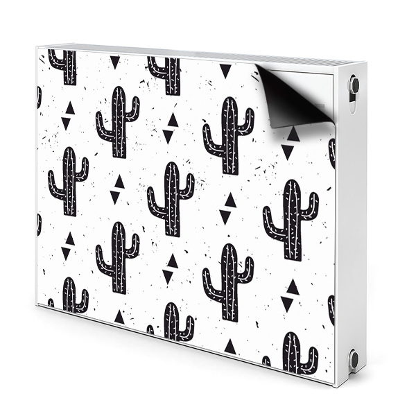 Radiator cover Black cacti