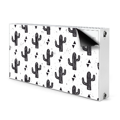 Radiator cover Black cacti