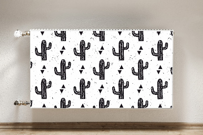 Radiator cover Black cacti