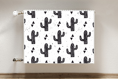 Radiator cover Black cacti