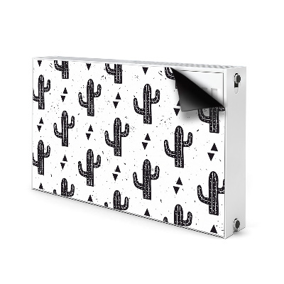 Radiator cover Black cacti