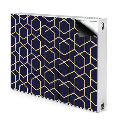 Magnetic radiator mat Golden pattern