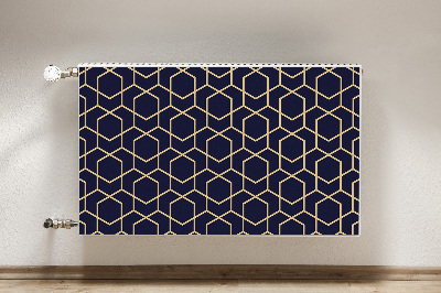 Magnetic radiator mat Golden pattern