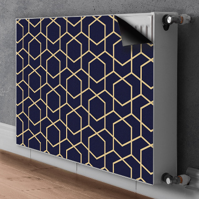 Magnetic radiator mat Golden pattern