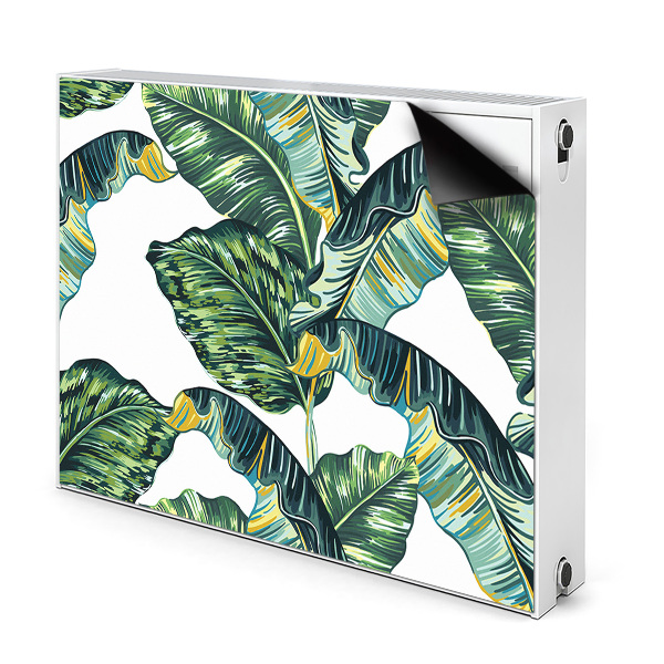 Magnetic radiator mat Exotic leaves