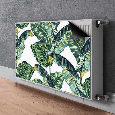 Magnetic radiator mat Exotic leaves